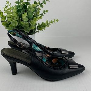 Karen Scott sling back heels